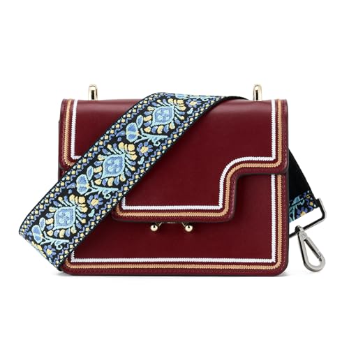 Image of ZOOEASS Nickel Buckles Wide Shoulder Strap Adjustable Replacement Belt Gun Buckles Guitar Style Crossbody Bag Strap