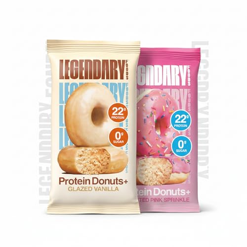 Legendary Foods Protein Donuts+ Bundle Pack - Glazed Vanilla &