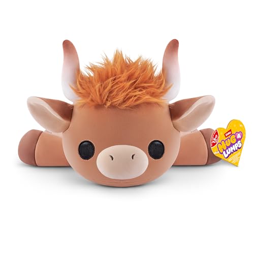 Hug-A-Lumps High Land Cow (Medium) Holly by ZURU Cuddly Squishy Weighted Plush