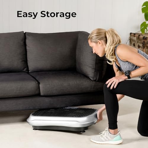 LifePro Waver Vibration Plate Exercise Machine - Whole Body Workout Vibration Fitness Platform w/ Loop Bands - Home Training Equipment for Weight Loss & Toning 4 413vthcLpOL. AC
