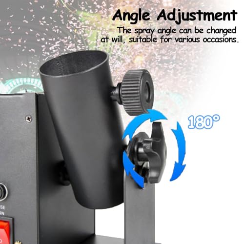Máquina lanzadora de confeti de 100W control inalámbrico 7