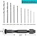Mr. Pen- Hand Drill with 10 Drill Bits (0.6-3.0mm), Jewelry Drill, Resin Drill, Mini Drill, Hand Drill for Jewelry Making, Pin Vise Hand Drill, Hand Drill for Resin, Micro Drill Bit, Mini Drill Set