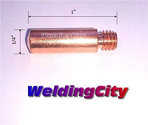 WeldingCity 10-pk MIG Welding Contact Tip 11-35 (0.035") for Lincoln Tweco MIG Guns 100L Mini