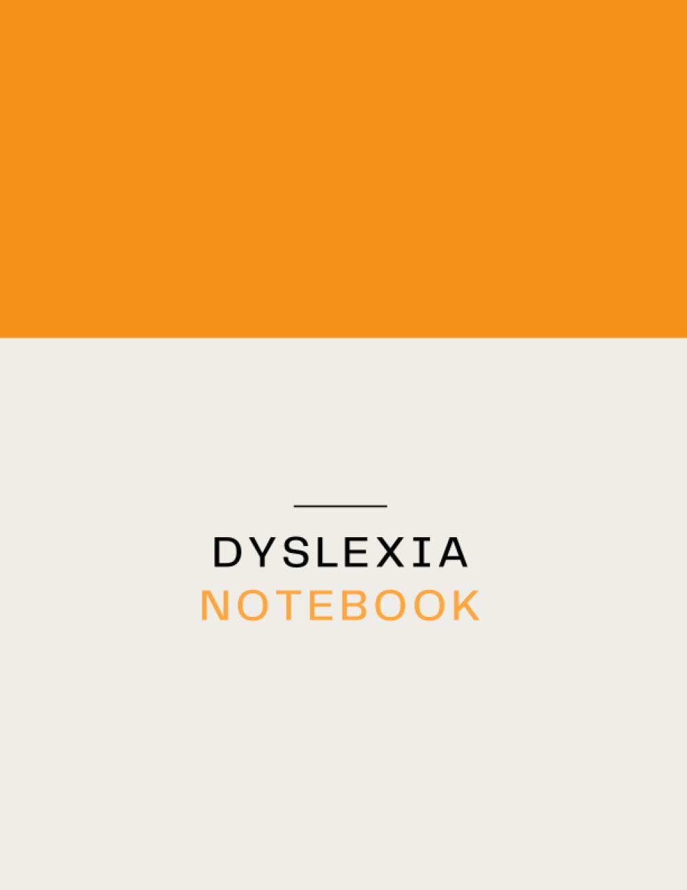 Dyslexia Notebook: Vision stress and Dyslexia friendly journal diary and planner