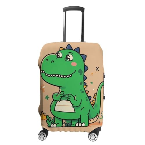 Carry on Luggage Cover Cartoon Dinosaur Suitcase Covers for Luggages Tsa Approved Travel Luggage Sleeve Protector Elastic Suitcase Protector Anti-Scratch Washable Fits 19-30 Inch Case -S