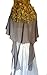 Produktbild LadyMYP© Romantische Chiffon Rundstola, Schal für Abendkleid/Cocktailkleid, Hochzeit, viele Farbe zur Wahl (Metallgrau)