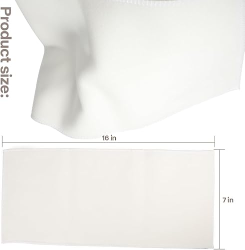 Miniatura 7 de Paquete de 2 piezas de franela de algodón para aceite de ricino, absorción eficiente, sensación suave, menos desorden, franela de algodón orgánico