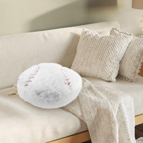 Coussin de baseball Healifty en peluche douce haute qualite - 8