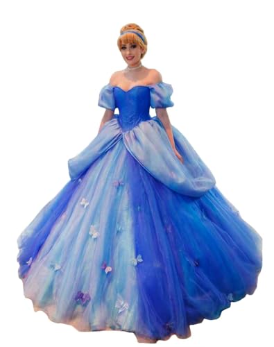 Image of Women's Off Shoulder Quinceanera Ball Gowns Masquerade Princess Long Prom Formal Evening Party Dress