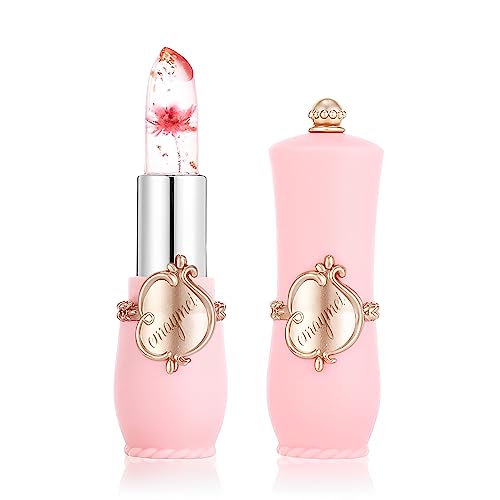 Tinted Lip Balm, Colour Changing Lip Balm 3Packs Clear Flower Jelly Lipstick Nutritious Moisturizer Balm Natural Lip Protection Lip Repair Gifts For Teenage Girl (1pcs)