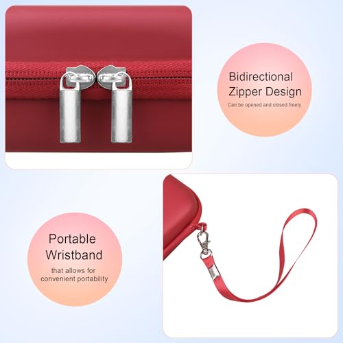 Funda rígida para cámara digital Kodak PIXPRO C1 roja miniatura 4