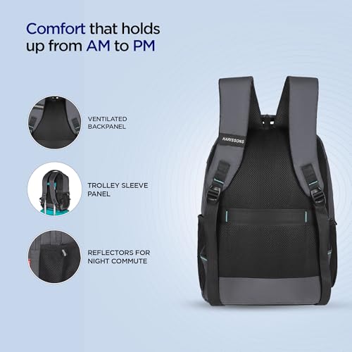 HARISSONS Volt 30L Laptop Backpack Gray Grey - Image 6
