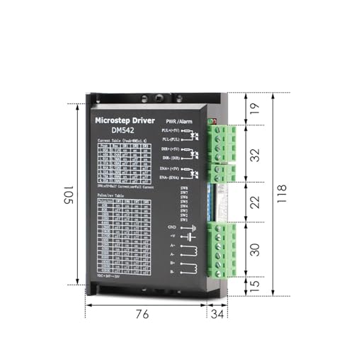 Driver M542 50V pour motorisation de fraiseuse CNC NEMA34 - 2