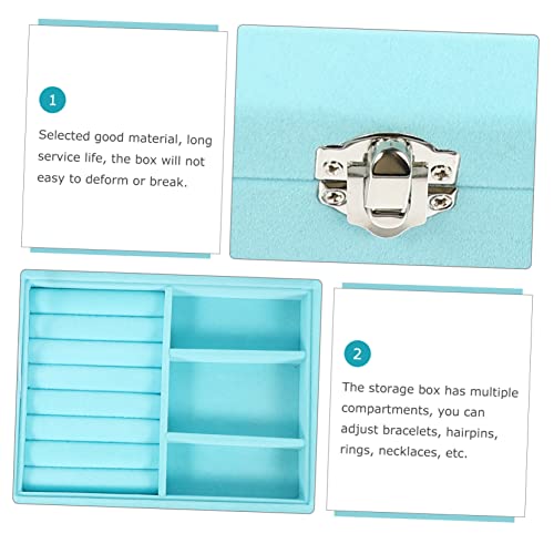 Boîte de rangement pour boucles d'oreilles en écrin rigide durable - 6