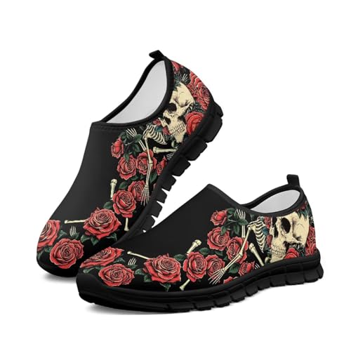 Image of Womens Slip On Walking Shoes Non Slip Loafer Breathable Holiday Travel Shoe Lightweight Casual Low Top Sneakers SizeUS 5.5-11.5