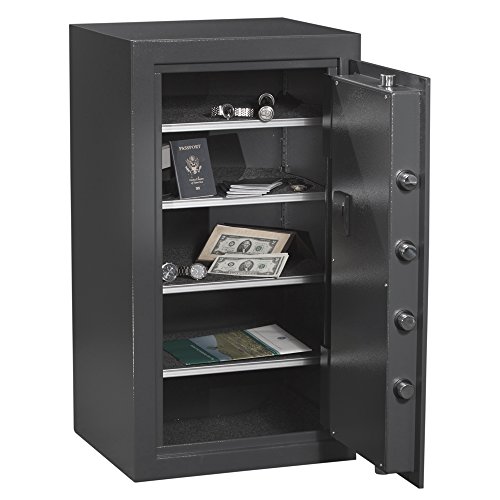 Protex Hd-100 Large Electronic Burglary Safe, Felt Lined Shelves, Battery Powered Electronic Keypad,Unique Emergency Key Is Provided, Electrostatic Powder-Coat, Anti-Corrosion, Rustproof #TOP2