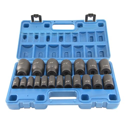 Coffret de douilles 1/2 acier robuste 19 pièces compact - 3