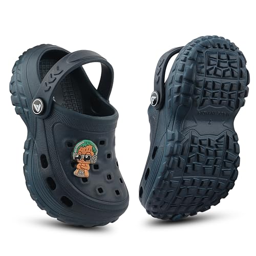 Image of FUEL Poddle Comfortable Indoor & Outdoor Casual Garden Clogs, Soft Cushioned Footbed and Lightweight EVA Slip-On Kids Clogs for Boys & Girls