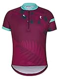 Ziener Mädchen NANINKA Fahrradtrikot/Radtrikot - atmungsaktiv|schnelltrocknend|elastisch|funktionell, Purple Passion, 164