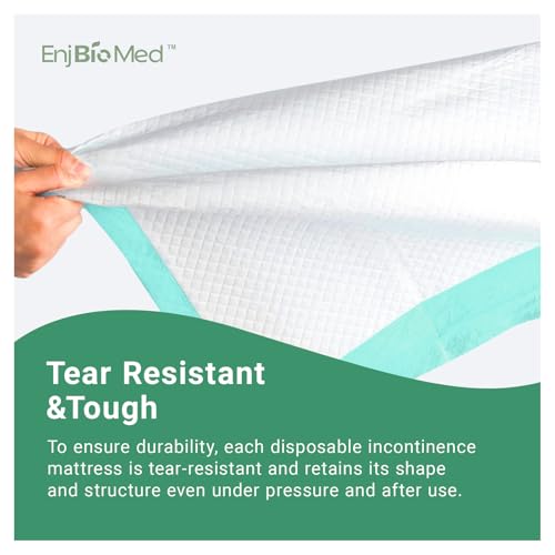 Image of Eco-Friendly Extra Large Ultra Absorbent Incontinence Bed Pads Disposable Adult 120g (36 inch X 36 inchPack of 25),Heavy Duty with Adhesive Strips Chux Pads