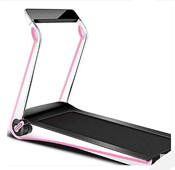 Treadmill, 2.0HP Motor Foldable Electric Treadmill LCD Touch SN Jogging Machine Wireless Bluetooth Connection Gym Home Weight Loss Treadmill Fitness Equipment Pink