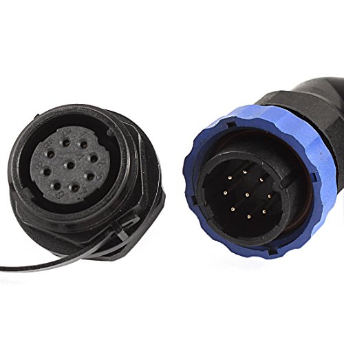 Conector aviación impermeable Aexit SD20-9 20mm 9 pines miniatura 3