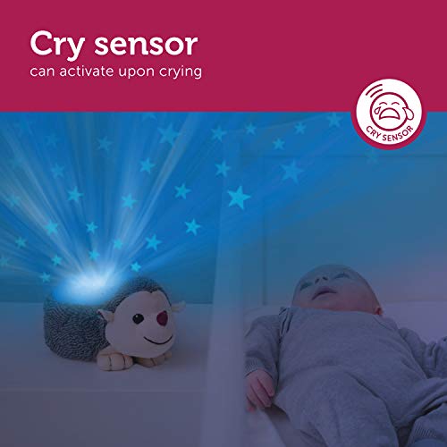 Musical Star Projector Ruby ZAZU veilleuse peluche rose pour nuit bébé - 5
