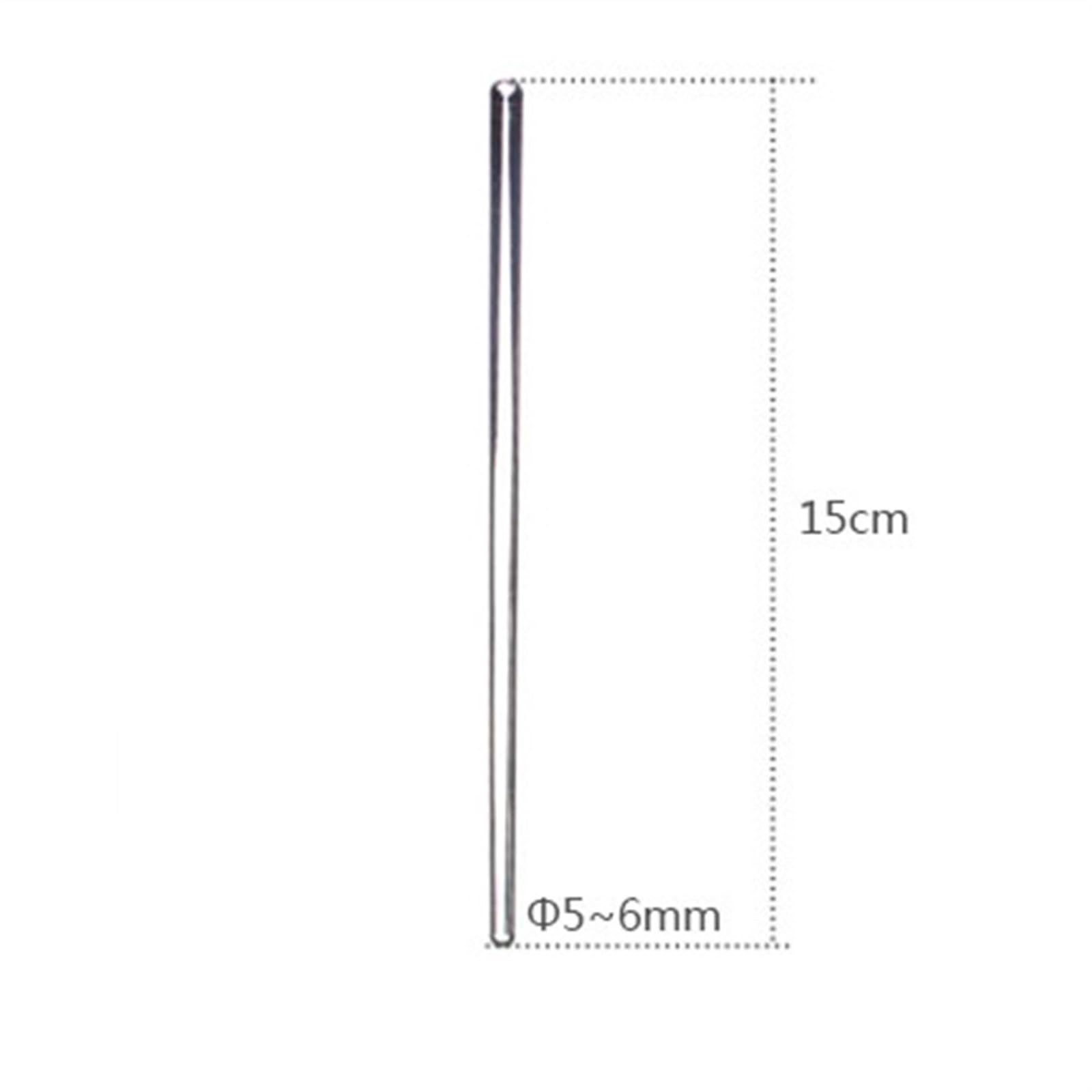10 Pz Bastone Vetro Lab 0,2X6Inch Boro Barra Agitatore Alta Resistenza | Aste di agitazione in vetro, barra di agitazione