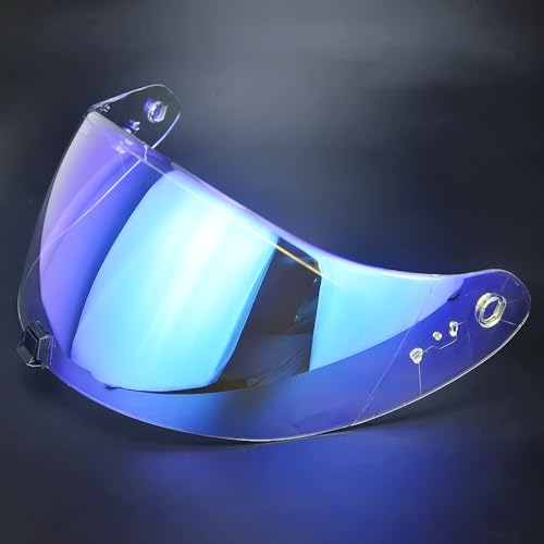 Image of Hlmet visor , Photochromic Visor for SCORPION Maxvision KDF-16-1 EXO-R1 Air Carbon Helmet Scorpion EXO-R520 EXO-1400 Shield Lens Anti-UV(Revo Blue)