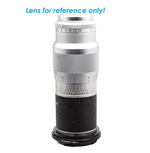 Image of Fotasy M39 Mount Lens to L Adapter, Copper, Adjustable, Leica 39mm LTM Lens Adapter to L Mount, Compatible with Panasonic S1 S1H S1R S4 S5 Leica SL SL2 TL2 TL Leica T Sigma fp fp L Mirrorless Camera