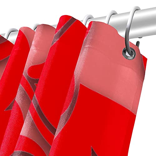 Rideau de douche imperméable de qualité supérieure, cœurs 152 x 183 cm