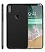iPhone X Case SunRemex Frosted Shield Shell [Ultra Thin Luxury PC] Full Protective Anti-Scratch Resistant Cover with Soft Microfiber Cloth Lining Cushion for Apple iPhone X (Black)