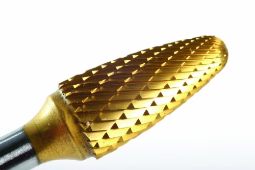 Fresa de carburo doble corte SF7 TiN Champion miniatura 1