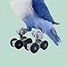 CHENGBEI Parrot Bird Toy Desktop Roller Skates Parakeet Intelligence Training Game Education Toy for Small Birds Bird Toy Sets for Parakeets