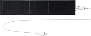 Solar Panel 5V 5W 1A USB for Roller Shades Blinds Motor-Low Power Solar Portable for Phone Charging, Camping