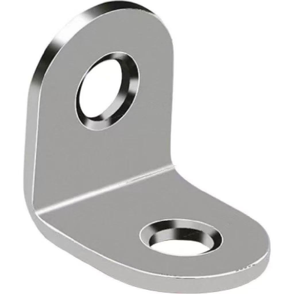Erere 25X25x16mm 4Pcs Corner Brackets, L Bracket Right Angle Brace For Wood Shelf Furniture Repair(25X25x16mm)