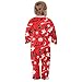 Emelivor Halloween Skull Red Baby Newborn One-Piece Pajamas Cotton Sleepwear Outfits for Boys Girls Kids