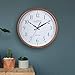 La Crosse Technology Atomic Analog Wall Clock, Wood, 12.80