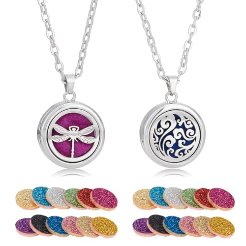 NBEADS 2 sets de difusores aromáticos con collares y recambios