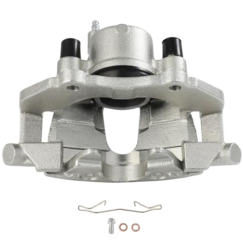 Image of 19B2942C Front Left Disc Brake Caliper Assembly w /Bracket