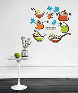 Delight Art Cooking Collection Design Wall Sticker Size - (57 * 51) cm Model id - (DAMC00983L)