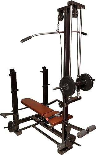 Image of Body Maxx 20 in 1 Multipurpose Weight Training Adjustable Bench, Black 4X2 Pipe frame.