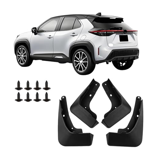 Car Mud Guards Flaps Splash Compatible for Toyota Yaris Cross Non GR 2023 2024 2025 Mudguard Accessories Front and Rear 4-PC Set