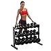 BODY-SOLID GDR-363 All in One Kurzhantelständer | Hantelablage | Hexhantelablage | Dumbbell Rack