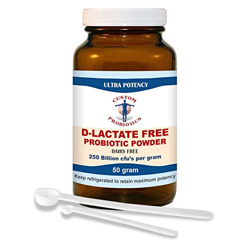 D-Lactate Free Probiotics Powder - Custom Probiotics (50 Gram)