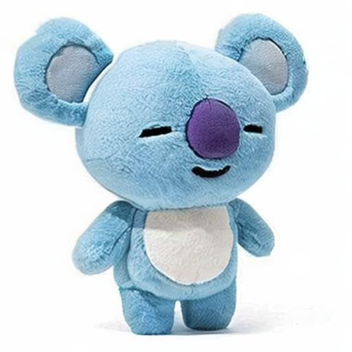 Image of AVSHUB Koya BTS Soft Toy for Kids | Cute Plush Cartoon Character Toy for Boys, Girls & Room Decoration | Blue | 30 cm