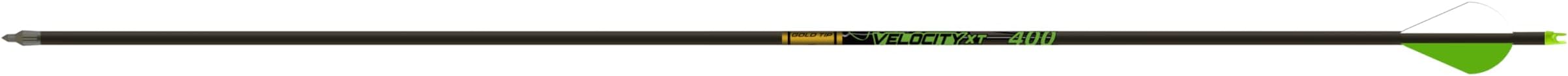 Gold Tip Velocity XT Shafts (One Dozen), 400, Black