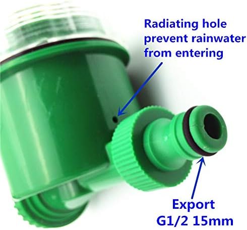 Sprinkler Controller 1pcs 15mm and G3 / 4 Interface Electronics Intelligent Control System for Agriculture Irrigation Timing Controller Garden Pots Automatic Water Irrigation Control System