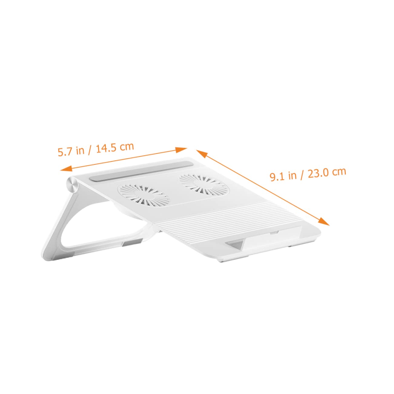 SHINEOFI Laptop con Ventole Raffreddamento Doppie Base Antiscivolo per Notebook e Pc Portatili Design Ergonomico per Scrivania