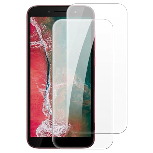 Shantime [2 piezas Protector Pantalla Cristal Templado Compatible con Nokia C1 Plus (5.45 pulgadas), HD Claro Antirrayas Sin Burbujas